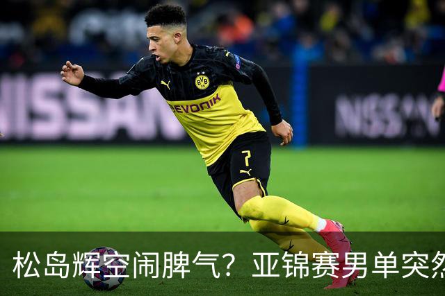 松岛辉空闹脾气？亚锦赛男单突然退赛原因曝光！混双决赛与国乒争金牌